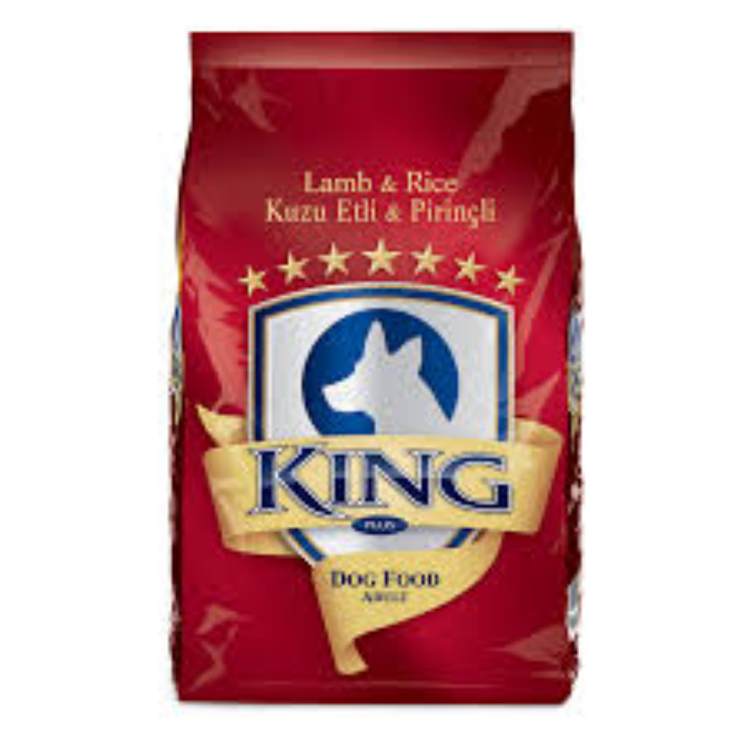 KING PLUS ADULT DOG FOOD LAMB & RICE 3KG